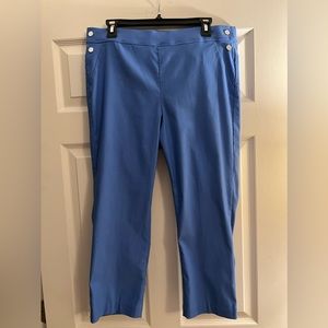 Rafaela Women’s Capris Color Blue Size 14 Comfort